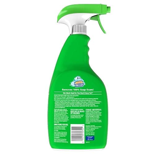 Scrubbing Bubbles Bathroom and Shower Cleaner Disinfectant Spray, Foaming Action Bathroom Grime Fighter, Citrus Scent, 32oz thumbnail 2