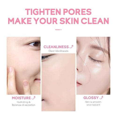 Skin Care Set For Teenagers Girls with Cute Mini Luggage,Sakura Skin Care Sets & Kits,Pamper Sets For Girls Gifts,Skincare Set,Serum,Cleanser,Sleep,Mud Mask,Lip Mask,Hair Pins (One Size, Sakura) thumbnail 4