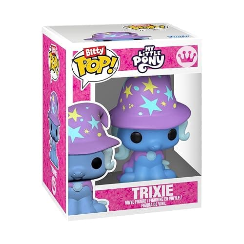 Funko Pop! Bitty: My Little Pony - Pinkie Pie, Rarity, Trixie, and Derpy - 0.9 Inch (2.2 Cm) - Cartoon Collectable - Gift Idea - Stackable Display Shelf Included thumbnail 6