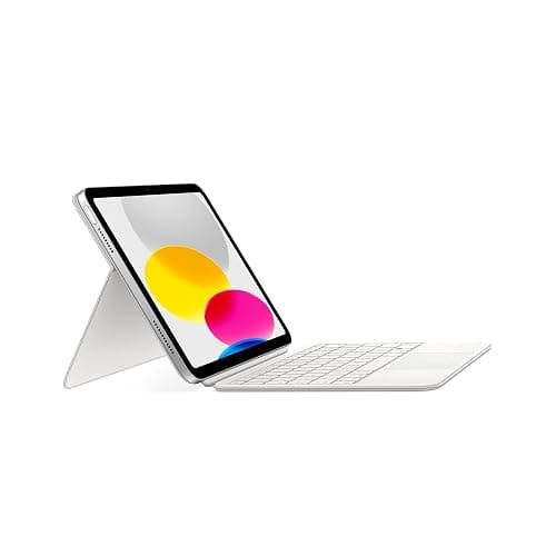 Apple Magic Keyboard Folio: iPad Keyboard and case for iPad (A16 and 10th Generation), Detachable Two-Piece Design That attaches magnetically, Built-in trackpad, US English – White thumbnail 5