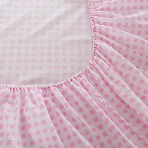 ADASMILE A & S Kids Strawberry Comforter Set Twin Size for Girls 5 Piece Pink Kawaii Flower Bedding Set Kids Strawberry Bed in A Bag Comforter (1 Comforter,1 Flat Sheet,1 Fitted Sheet & 2 Pillow Sham) thumbnail 7
