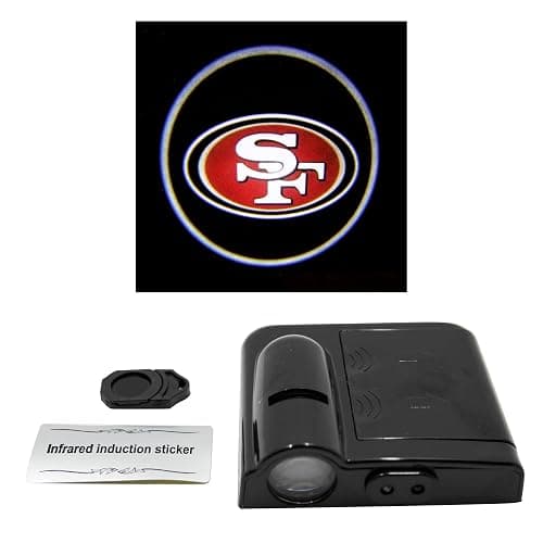LED Car Door Light - Officially Licensed NFL Wireless Projector - Show Your Team Pride - Battery Powered, Easy Install thumbnail 8