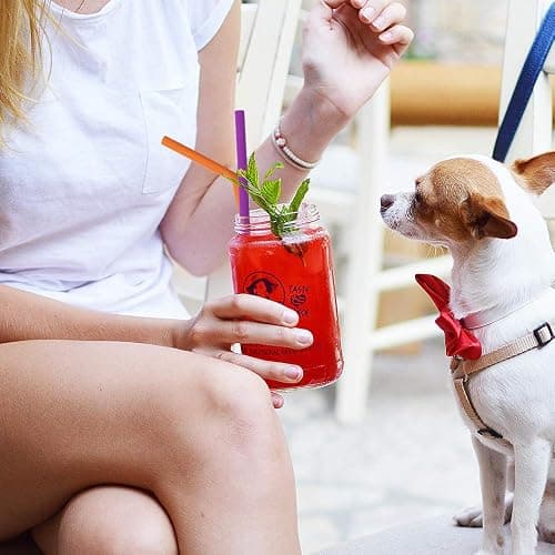 Hiware Reusable Silicone Straws, Long Flexible Silicone Drinking Straws with Cleaning Brushes for 30 oz Tumblers - 10 Pieces - BPA-Free - No Rubber Taste thumbnail 3