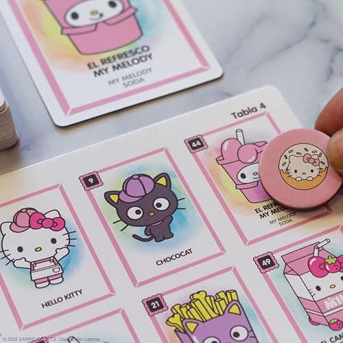 Hello Kitty Loteria Game - Custom Bingo Style Inspired by Spanish Words & Mexican Culture thumbnail 7