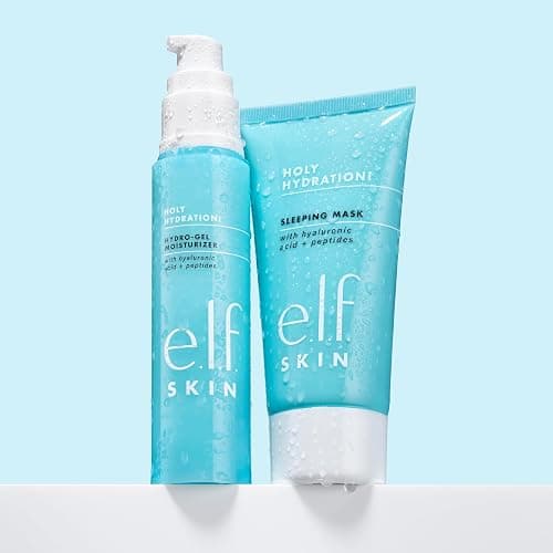 e.l.f. SKIN Holy Hydration! Sleeping Mask, Moisturizing & Plumping Dual-Use Sleep Or Rinse-Off Face Mask, Soothes Skin With A Creamy Formula thumbnail 5