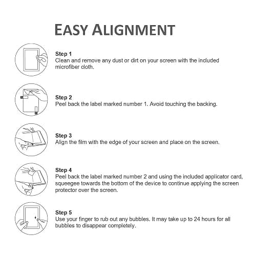 Antiglare Screen Protector (2 Pack), for Amazon Kindle (2022 & 2024 releases) thumbnail 4