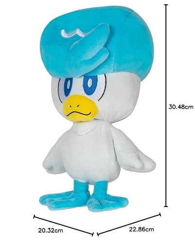 Pokémon Quaxly Plush - 8-Inch Plush with Authentic Details thumbnail 2