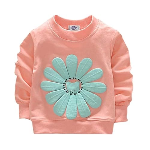 Toddler Baby Girls Sunflower Clothes Set Long Sleeve Top and Pants 2pcs Outfits Fall Clothes thumbnail 2