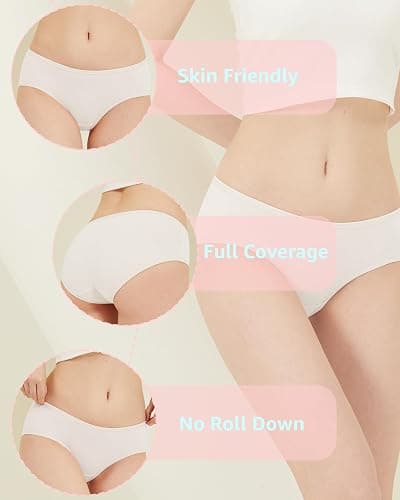 POPKOK Teen Girls Underwear Cotton Brief Panties 6 pack thumbnail 4