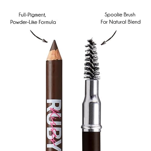 Kiss Go Brow Eyebrow Wooden Pencil Light Medium Brown(6 Pieces) thumbnail 4