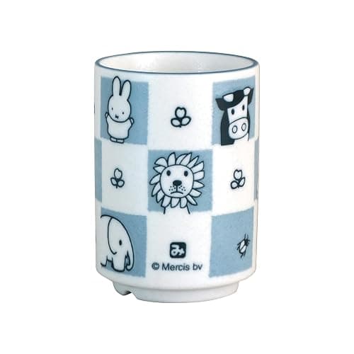 Dick Bruna Miffy 212141 Tea Cup Cup Approx. 9.1 fl oz (270 ml), Microwave, Dishwasher Safe, Blue, Made in Japan thumbnail 2