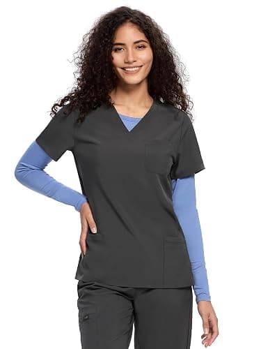 COZYFIT Underscrub Long Sleeve Women - Crew Neck Scrubs Undershirts for Nurse with Soft Fabric thumbnail 5