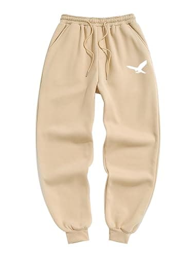 ZAFUL Men's Graphic Sweatpants Drawstring Casual Joggers Pants Baggy Straight Gym Running Workout Pants with Pocket - Image 1