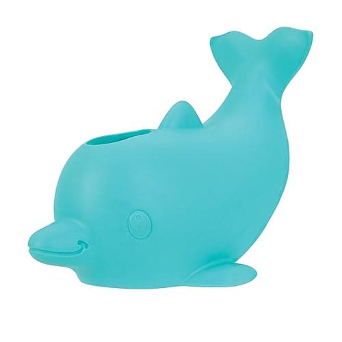 Nuby Bathtub Safety Spout Guard - Compatible with Most Standard Faucets - Bath Toys - Dolphin - Dolphin thumbnail 6