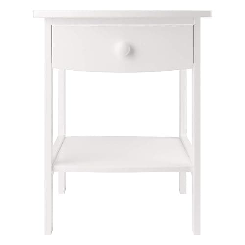 Winsome Wood Claire Accent Table, White thumbnail 4