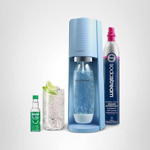 SodaStream Terra Sparkling Water Maker (Misty Blue) with CO2, DWS Bottle and Bubly Drop thumbnail 12