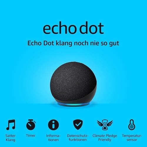 Echo Dot (Neueste Generation) | Smarter WLAN- und Bluetooth-Lautsprecher mit Alexa und gigantischem, sattem Klang | Anthrazit thumbnail 8