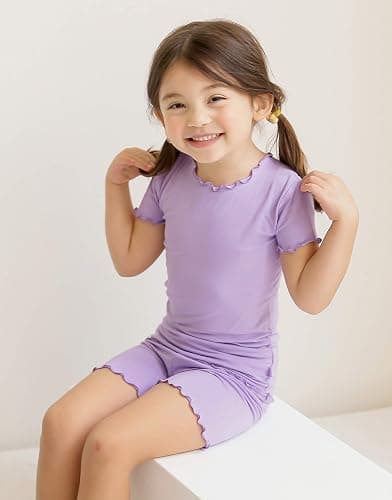 VAENAIT BABY Kids Sleepwear Pajamas Short Soft Cool Summer Viscose Pjs 2pcs Set thumbnail 2