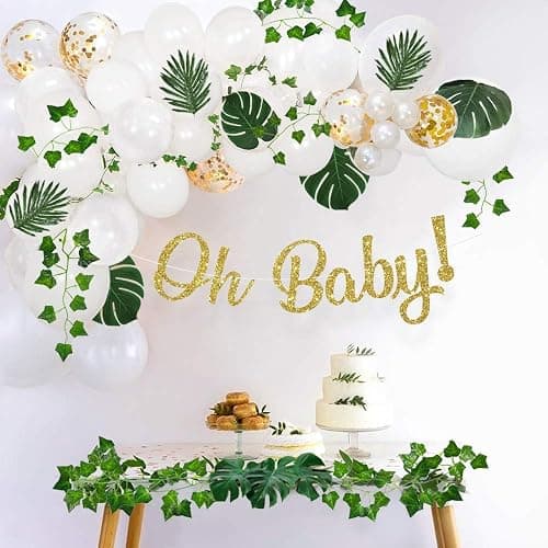 Flojery 78Ft 12pcs Silk Artificial Ivy Vine Hanging Leaves Plant Greenery Decor Party Home Garden Wedding Wall Decor (Green) - Green thumbnail 7
