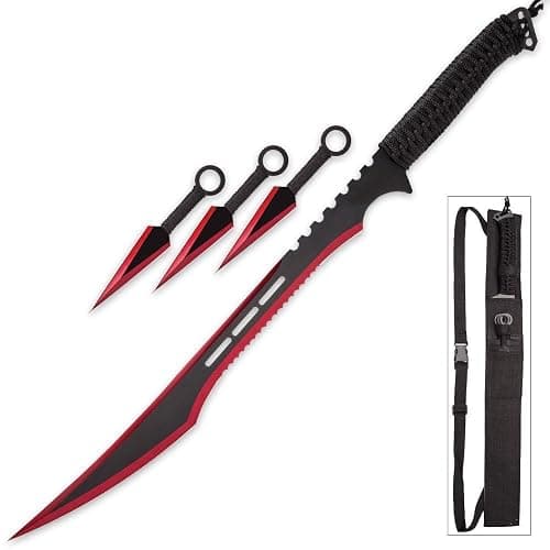 Snake Eye Tactical Fantasy Design Ninja Sword Comes with Nylon Sheath - Image 1
