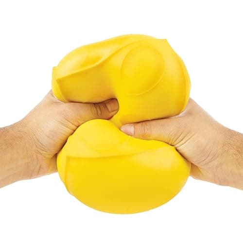 Giant Cheese Stress Ball: A squeezable stress buster that looks like a block of cheese! thumbnail 4