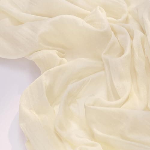Socomi Beige Summer Cheesecloth Table Runner Boho Rustic Gauze 120 inch 10FT Cheese Cloth Runner for Wedding Party Baby Shower Birthday Home Decor Holiday Decorations - Beige - 10ft x 1pc thumbnail 3