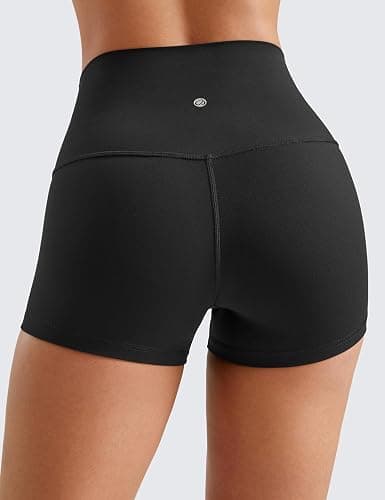 CRZ YOGA Butterluxe Biker Shorts 2.5"- High Waisted Yoga Workout Spandex Womens Running Volleyball Booty thumbnail 4