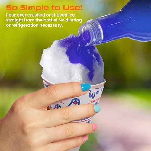 12.7oz Sno Cone Syrups-Five Pack-Fun Flavor Assortment thumbnail 3