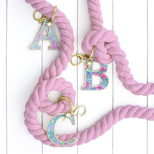 lily pulitzer letter keychain charm!! thumbnail 3
