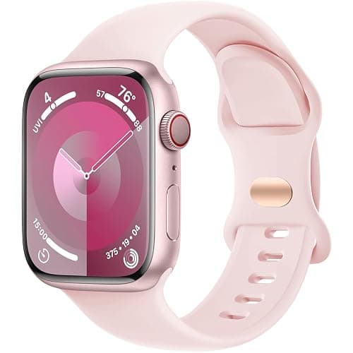 DaQin Sport Band Compatible with Apple Watch Bands 40mm 41mm 42mm 44mm 45mm 46mm 49mm 38mm Women Men, Soft Silicone Waterproof Wristband Strap for iWatch Band Series 11 10 9 8 7 6 5 4 3 2 1 SE Ultra - Image 1