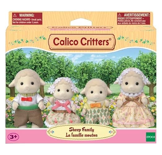 Calico Critters Sheep Family, Set of 4 Collectible Doll Figures thumbnail 9