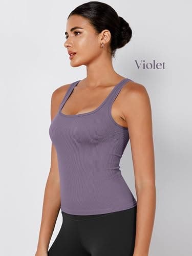 ODODOS 3-Pack Crop Tank Cropped Tops thumbnail 3
