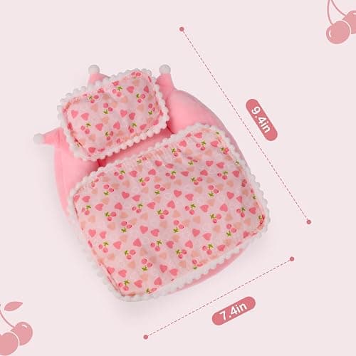 17cm La Booooo Booooo Doll Beds, La Booooo Booooo Furniture, Cherry Pattern Compatible with La Booooo Booooo Dolls thumbnail 3