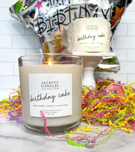Birthday Cake Candle with Ring Inside (Surprise Jewelry Valued at $15 to $5,000) Ring Size 6 thumbnail 2