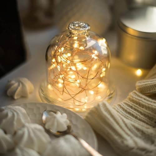 EMOS Guirlande Micro LED en Fil de Cuivre 2m, 20 LED à Pile CR2032 | Guirlande Lumineuse pour Chambre, Intérieur Deco pour Mariage, Noël, Fête, Blanc Chaud | Lot de 6 Pièces thumbnail 7