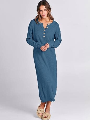 ANRABESS Midi Sweater Dress thumbnail 4