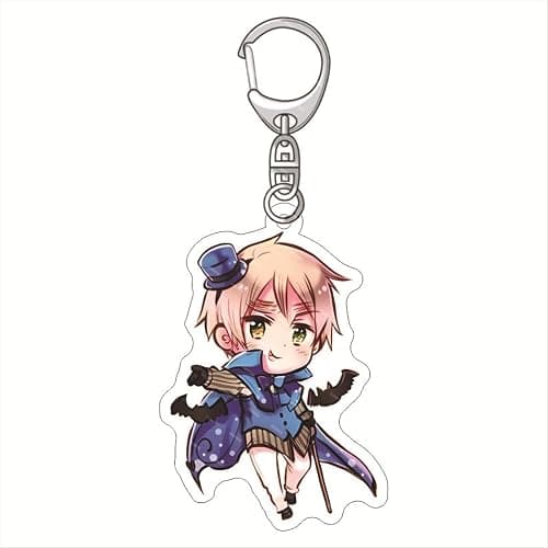 GO2COSY Set of 11 Anime Axis Powers Hetalia Acrylic Keychain Pendant Key Chain thumbnail 2