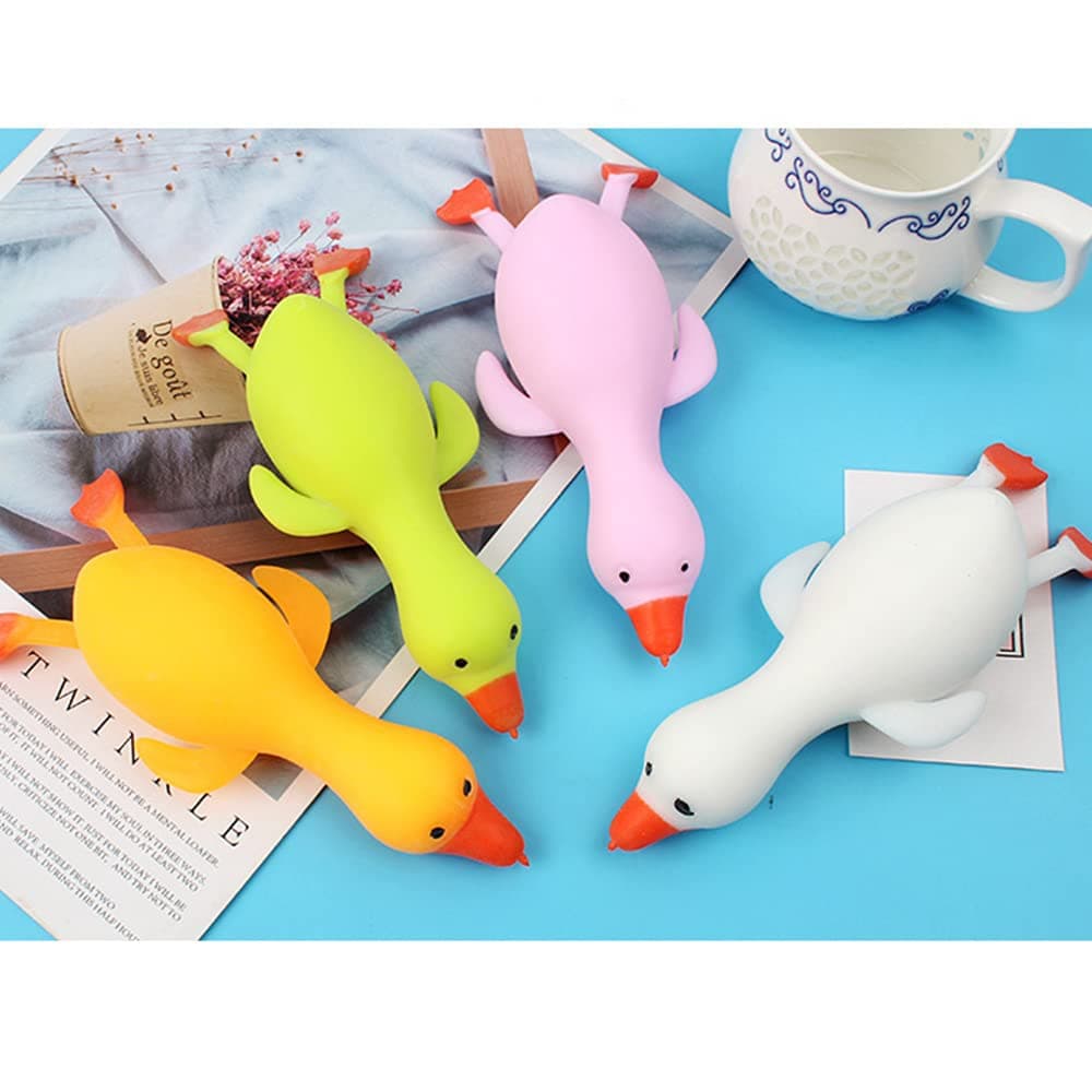 Funny Cute Stretchy Soft Duck Squishy Toys,Squeeze Stress Relief Toys Squishy Fidget Toys,Party Favors for Kids Birthday Gifts,Christmas ,Easter Egg,Classroom Reward thumbnail 2