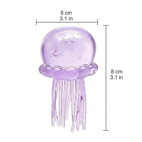 Jellyfish Squeeze Toys, Drop Malt Sugar Balls Relieve Stress, Sensory Toy with a Super Solid Squish for Adult, Squishy Ultra Squishy and Moldable Slow Rise (A#02) thumbnail 3