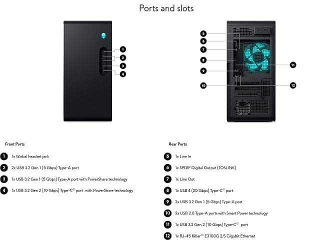 Dell Alienware Aurora R16 Gaming PC - NVIDIA RTX 5080 GDDR7 16GB(Beats RTX 4090) • Intel Ultra 9 285K(up to 5.7GHz) • Wi-Fi 7, Win11 Pro • 1000W Liquid Cooled (64GB DDR5 • 2TB SSD • 2TB HDD) thumbnail 8