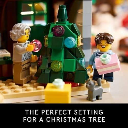 LEGO Icons Alpine Lodge Model Building Set - Collectible DIY Kits for Adults, Ages 18+ - Log Cabin Kit for Winter Activities with Snowmobile and Minifigues - 10325 - Multicolor thumbnail 6