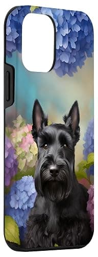 Floral I Love My Scottish Terrier Scottie Dog Gift Case for iPhone 12 mini thumbnail 3