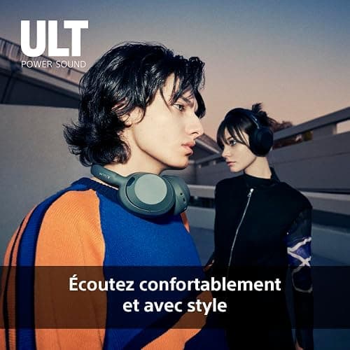 Sony ULT Wear - Casque sans Fil Bluetooth avec ULT Power Sound, Basses Profondes, réduction de Bruit, qualité d'appel Claire, jusqu'à 30 Heures d'autonomie de la Batterie, iOS et Android - Noir thumbnail 6