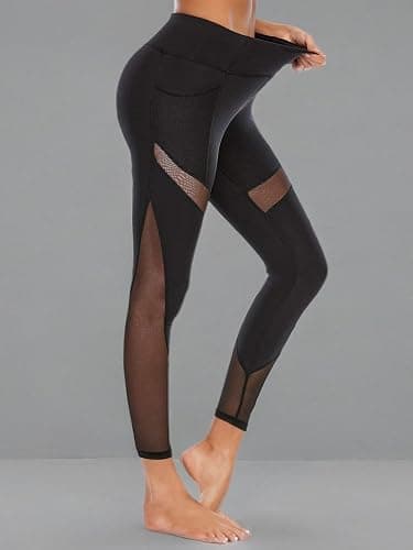 CSTOWN High Waist Yoga Pants Workout Leggings Yoga Tights thumbnail 6