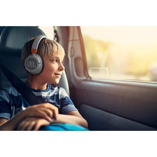 JBL JR 460NC - Wireless Over-Ear Noise Cancelling Kids Headphones - White thumbnail 2