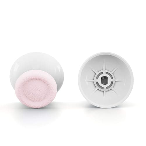 eXtremeRate Cherry Blossoms Pink & White Dual-Color Replacement 3D Joystick Thumbsticks for PS5 Controller, Analog Thumb Sticks with Screwdriver for PS4 Slim Pro Controller thumbnail 3