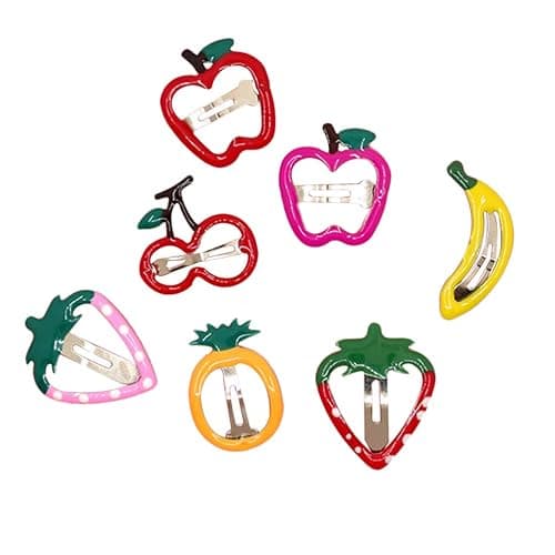 Lurrose 14pcs Hair Clip for Kids with Fruit Shape Hair Barrette for Girls thumbnail 9