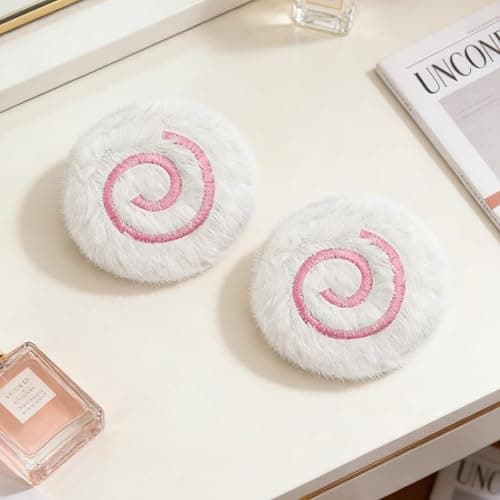 2Pcs Fish Cake Hair Clips, Cute Fuzzy Hair Clips for Women Cutecore Accessories, Kawaii Lolita Accessories Stylish Headpieces for Cosplay Halloween New Year Party thumbnail 6