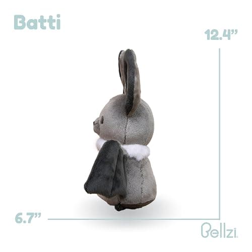 Bellzi Bat - Cute Stuffed Animal Plush Toy - Adorable Soft Bat Toy Plushies and Gifts - Perfect Present for All Ages - Batti thumbnail 3