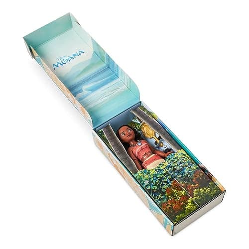 Disney Store Official Princess Classic Doll (Moana), 11 Inches, Includes Brush with Molded Details, Fully Posable Toy in Classic Outfit - Disney Princess Toys thumbnail 3